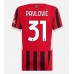 AC Milan Strahinja Pavlovic #31 Hemma matchtröja Dam 2024-25 Kortärmad Billigt